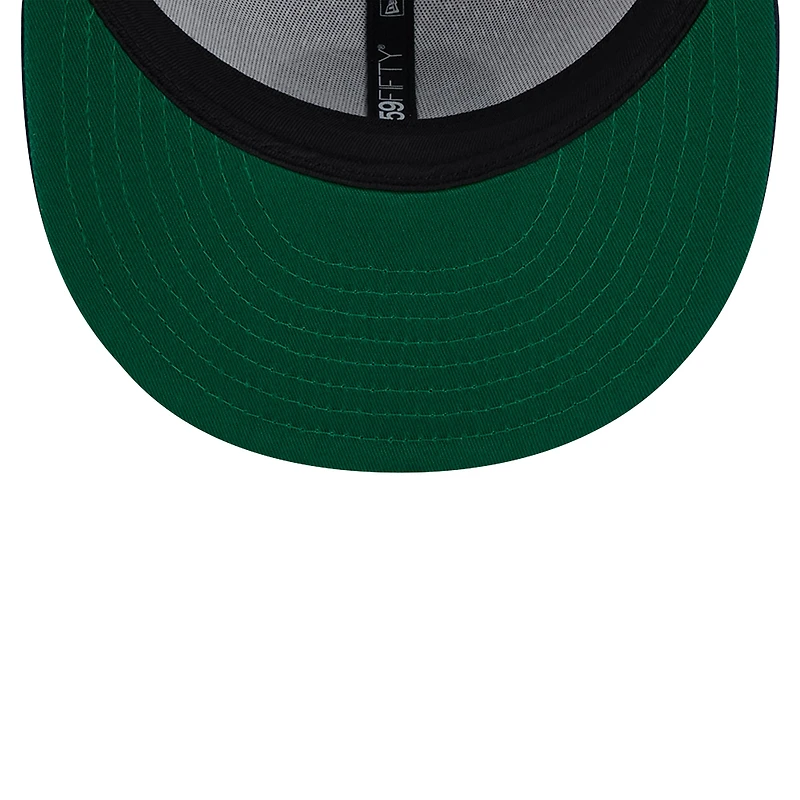 Men's New Era White/Navy Washington Wizards Throwback 2Tone 59FIFTY Fitted Hat