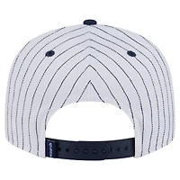 Casquette snapback 9FIFTY Deceptor à rayures fines blanche des Washington Wizards de New Era pour homme
