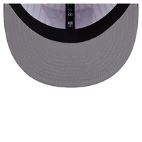 Casquette snapback 9FIFTY Deceptor à rayures fines blanche des Washington Wizards de New Era pour homme