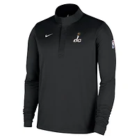 Men's Nike  Black Washington Wizards 2025/26 City Edition Remix Authentic Coaches Dri-FIT Half-Zip Top