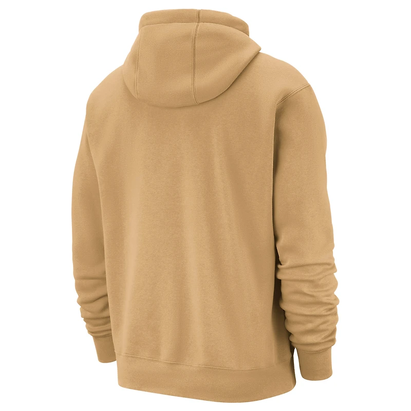Men's Nike Gold Washington Wizards 2025/26 City Edition Essential Logo Remix Hoodie