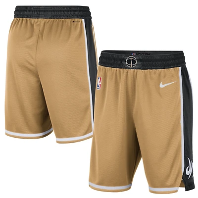 Short Nike Gold Washington Wizards 2025/26 City Edition Remix Dri-FIT Swingman pour homme