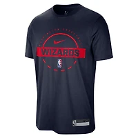 Men's Nike Navy Washington Wizards 2025/26 On-Court Flare Performance Practice T-Shirt