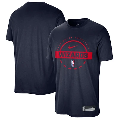 Men's Nike Navy Washington Wizards 2025/26 On-Court Flare Performance Practice T-Shirt