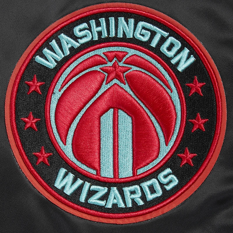 Men's Pro Standard Black Washington Wizards 2023/24 City Edition Satin Full-Snap Jacket