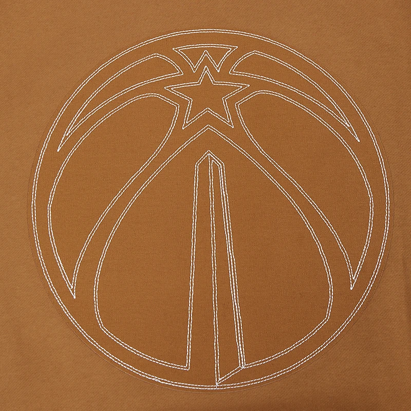 Men's Pro Standard Brown Washington Wizards Paint the City Drop Shoulder Pullover Hoodie