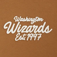 Men's Pro Standard Brown Washington Wizards Paint the City Drop Shoulder Pullover Hoodie