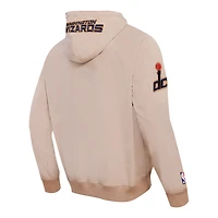 Men's Pro Standard Khaki Washington Wizards Hybrid Full-Zip Hoodie