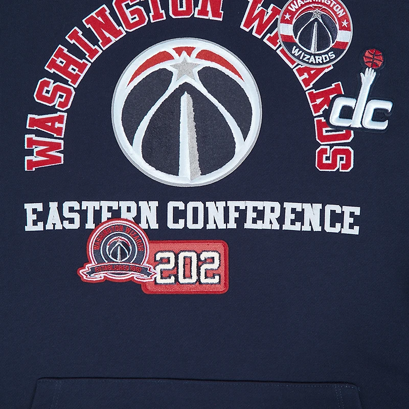 Sweat à capuche pour homme Pro Standard Navy Washington Wizards Area Code
