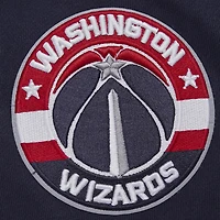 Men's Pro Standard Navy Washington Wizards Script Tail Pullover Hoodie