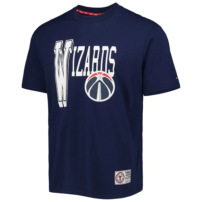Men's Tommy Jeans Navy Washington Wizards Mel Varsity T-Shirt