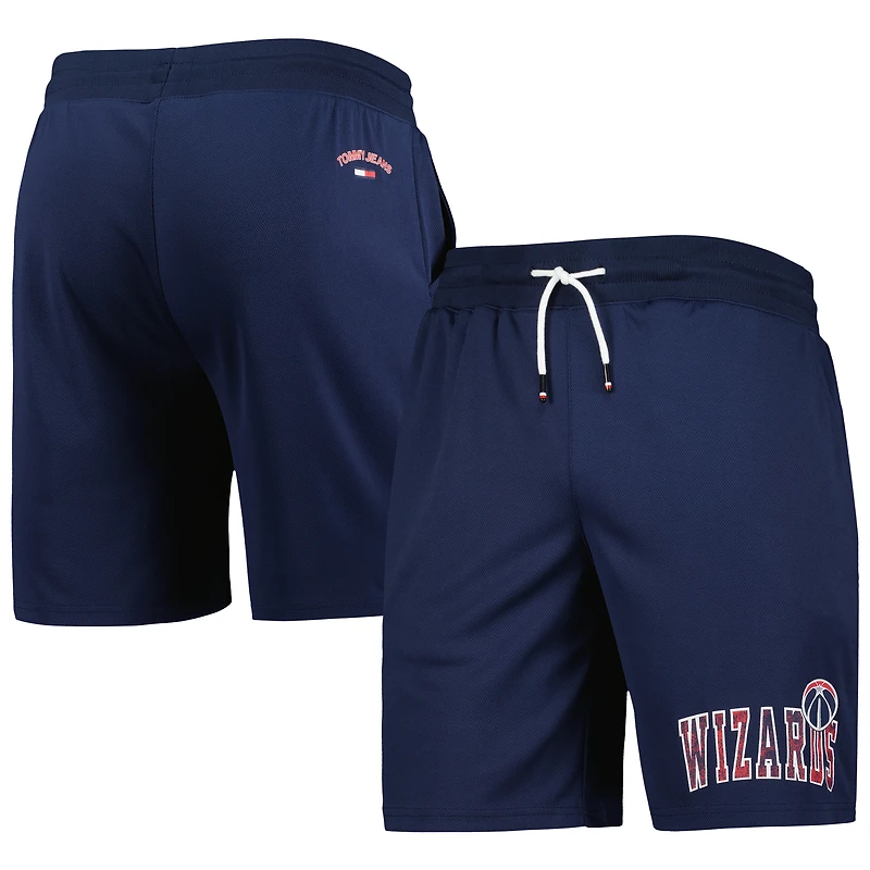 Men's Tommy Jeans Navy Washington Wizards Mike Mesh Basketball Shorts