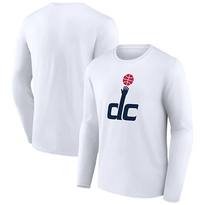 Men's Washington Wizards Alternate Logo Long Sleeve T-Shirt