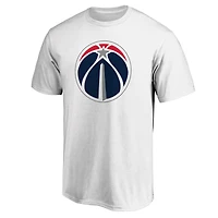T-shirt blanc pour homme avec logo principal des Washington Wizards