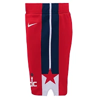 Preschool Nike Red Washington Wizards Icon Replica Shorts