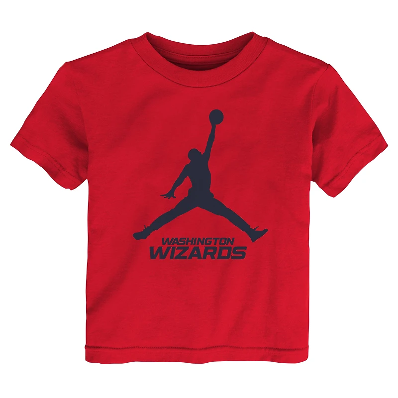 T-shirt Jumpman essentiel Jordan Brand rouge Washington Wizards pour tout-petit