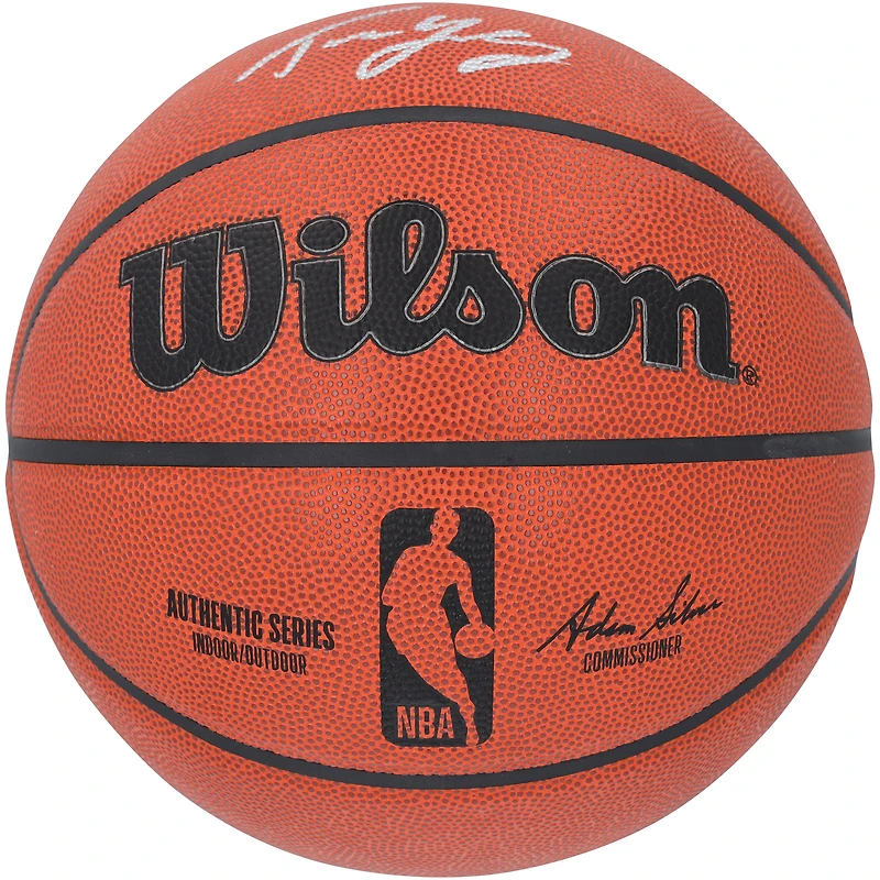 Trae Young Washington Wizards Autographed Wilson Authentic Series Indoor/Outdoor Basketball