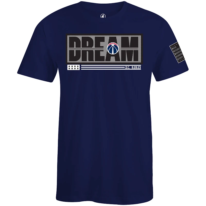 Unisex FISLL x Black History Collection Navy Washington Wizards T-Shirt