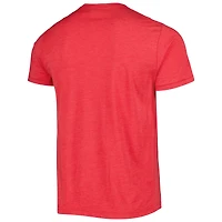 T-shirt à trois mélanges unisexe Homage Red Washington Wizards Hometown Hyper Local