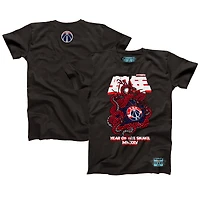 Unisex NBALab x Hyperfly Heather Black Washington Wizards Year of the Snake Lunar New Collection T-Shirt