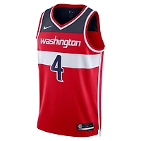 Maillot unisexe Nike AJ Dybantsa rouge Washington Wizards 2026 NBA Draft Swingman - Édition Icon