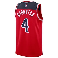 Unisex Nike AJ Dybantsa Red Washington Wizards 2026 NBA Draft Swingman Jersey - Icon Edition