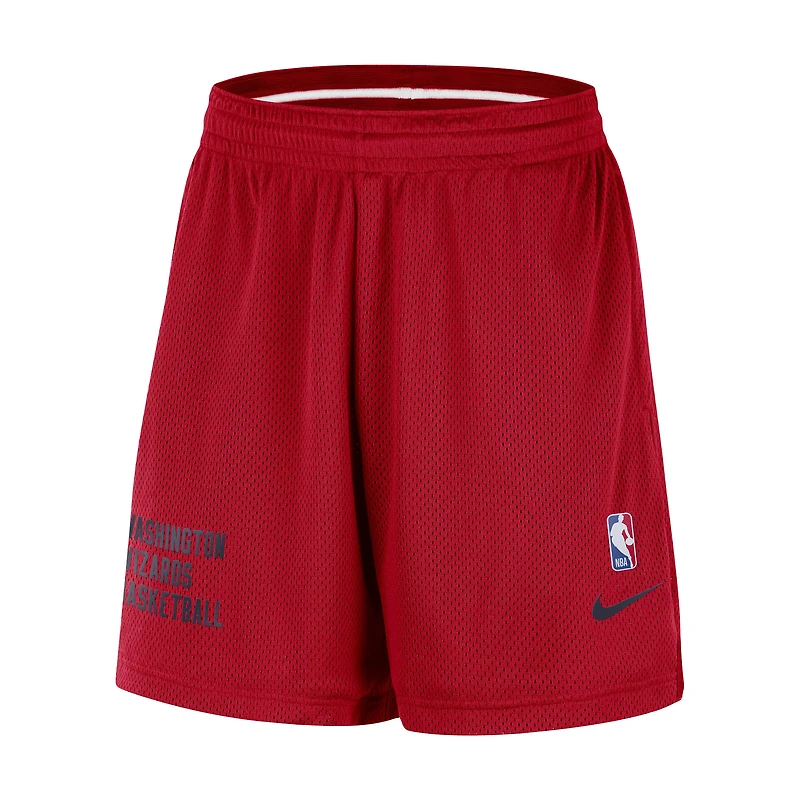 Short d'entraînement unisexe Nike rouge Washington Wizards