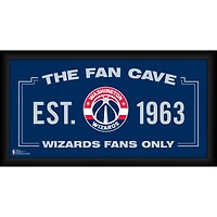 Washington Wizard Framed 10" x 20" Fan Cave Collage