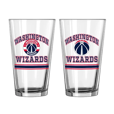 Washington Wizards 16oz. Pint Glass Two Pack