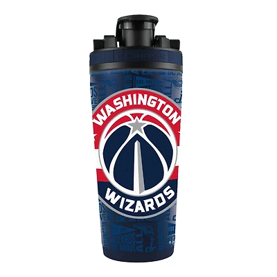 Bouteille shaker Washington Wizards 26 oz en acier inoxydable 4D