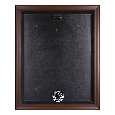 Washington Wizards Brown Framed Logo Jersey Display Case