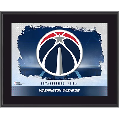 Washington Wizards Framed 10.5" x 13" Sublimated Horizontal Team Logo Plaque