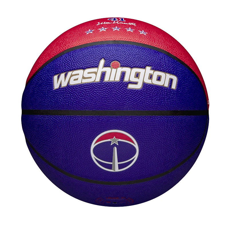 Wilson Washington Wizards Unsigned City Edition Collector's Basketball