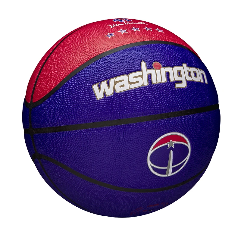 Wilson Washington Wizards Unsigned City Edition Collector's Basketball