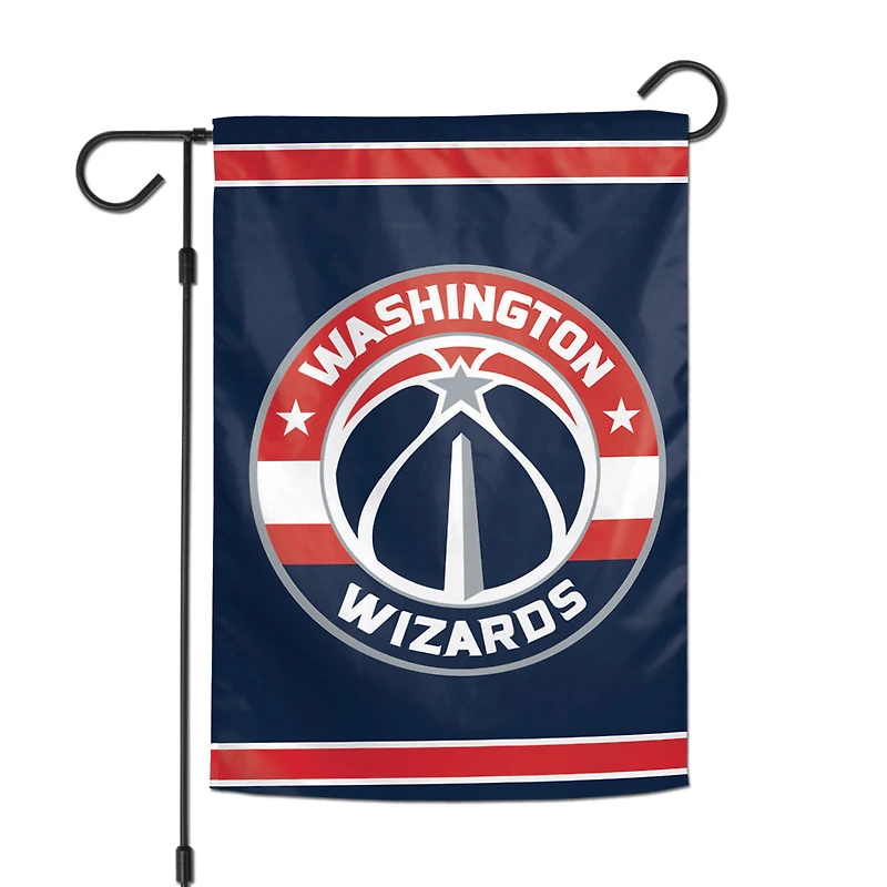 WinCraft Washington Wizards Drapeau de jardin double face 12" x 18"