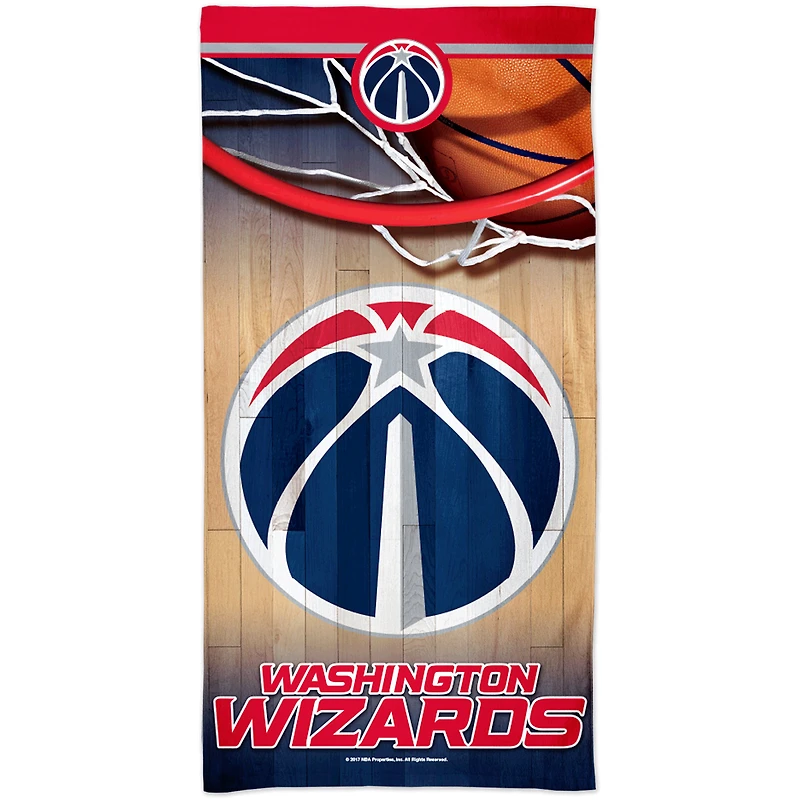 Serviette de plage WinCraft Washington Wizards 30" x 60" Spectra