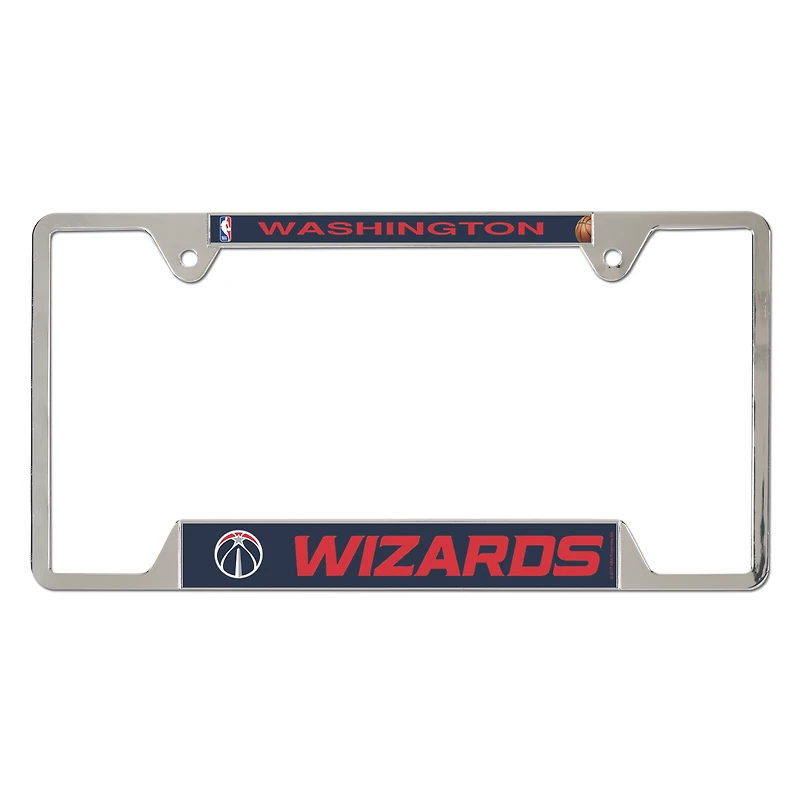 WinCraft Washington Wizards Chrome Plated Metal License Plate Frame