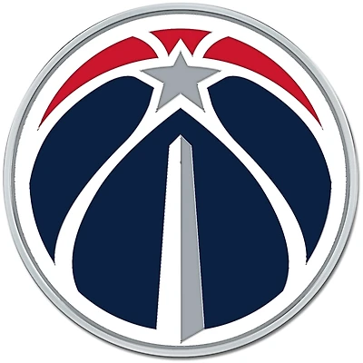 Emblème de voiture chromé coloré WinCraft Washington Wizards