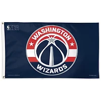Drapeau WinCraft Washington Wizards Deluxe 91 x 152 cm (3' x 5') à une face