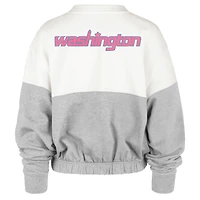 Women's '47 Cream Washington Wizards City Edition Take Two Bonita Sweatshirt