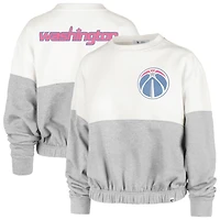 Women's '47 Cream Washington Wizards City Edition Take Two Bonita Sweatshirt