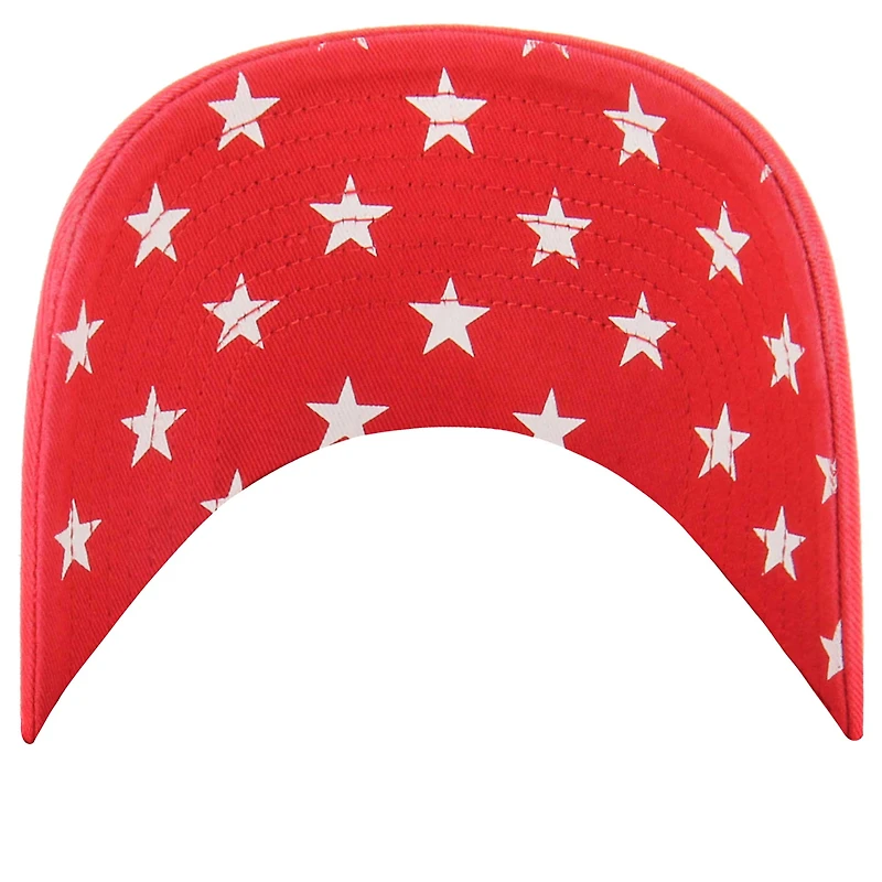 Casquette réglable de nettoyage sous-visière confettis '47 Washington Wizards pour femmes, rouge