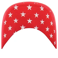 Casquette réglable de nettoyage sous-visière confettis '47 Washington Wizards pour femmes, rouge