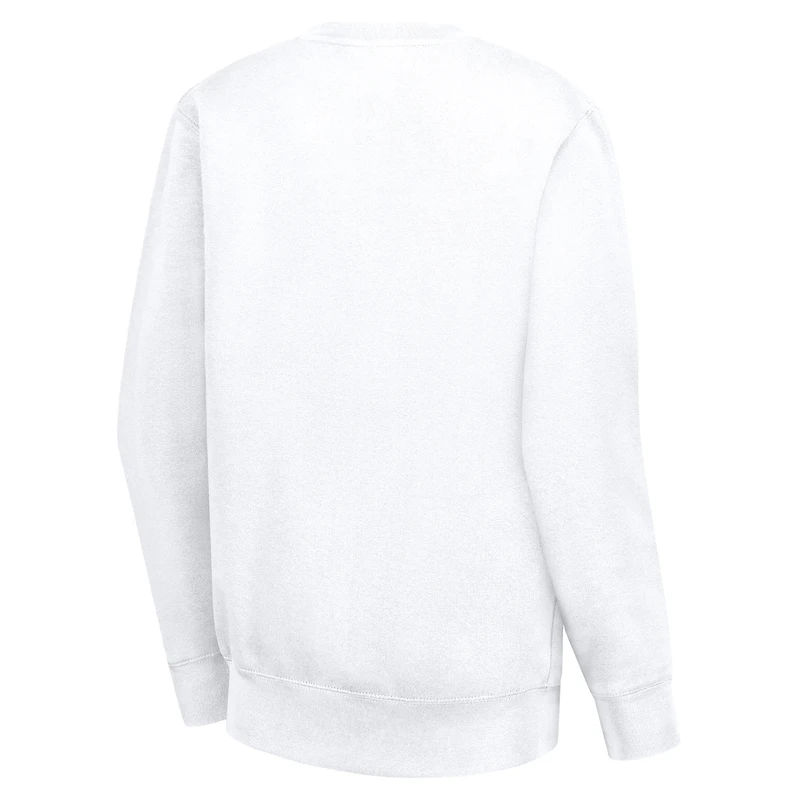 Sweat-shirt en polaire blanc à motif léopard et cœur des Washington Wizards G-III 4Her de Carl Banks pour femme
