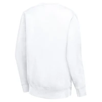 Sweat-shirt en polaire blanc à motif léopard et cœur des Washington Wizards G-III 4Her de Carl Banks pour femme