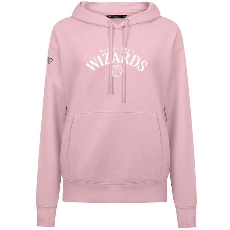 Sweat à capuche rose clair pour femme Levelwear Washington Wizards, motif Fête des Mères, arqué