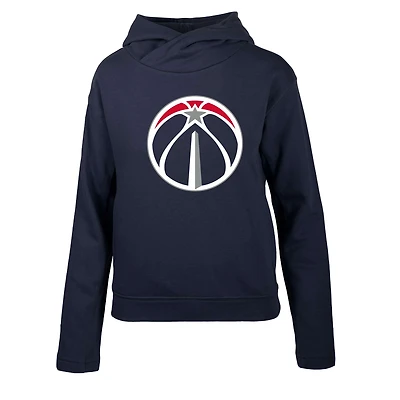 Women's Levelwear Navy Washington Wizards Evian Core Pullover Hoodie