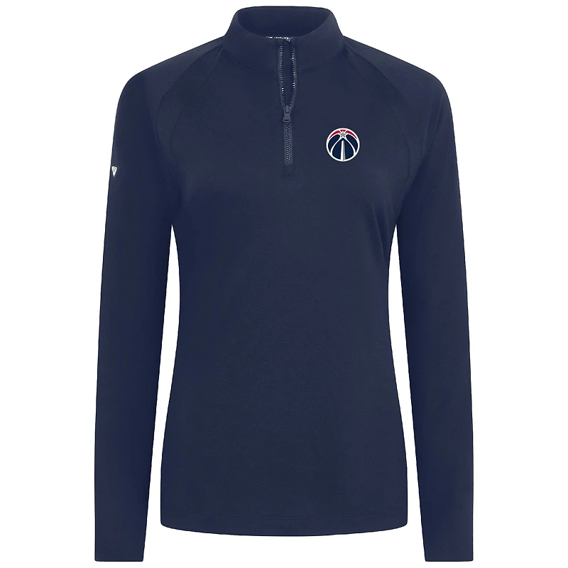 Haut à fermeture éclair quart de tour Flex Insignia 2.0 bleu marine pour femme Levelwear des Washington Wizards