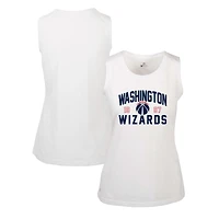Women's Levelwear White Washington Wizards Macy Tank Top