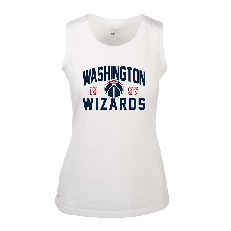Women's Levelwear White Washington Wizards Macy Tank Top